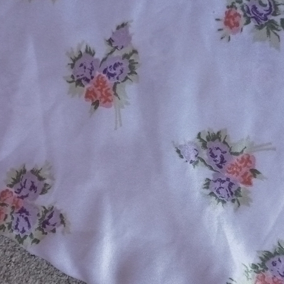 Vintage Hand Crafted Silk Button Down PJ Top - Picture 8 of 9